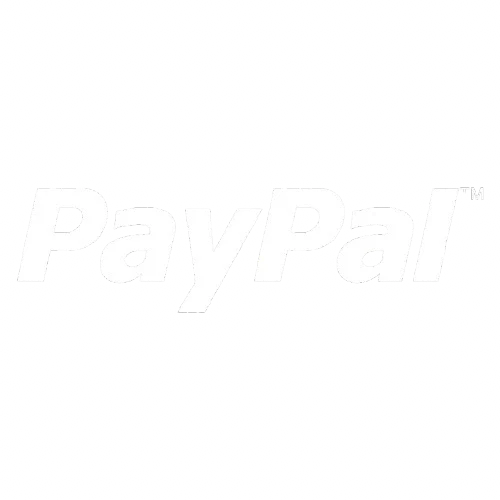 Paypal white logo